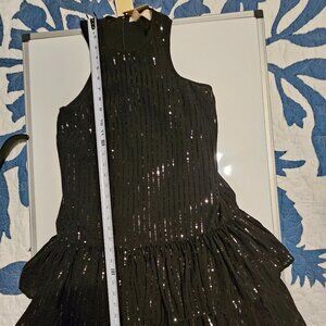 Beautiful Michael Kors Black Sequin Dress Size 2